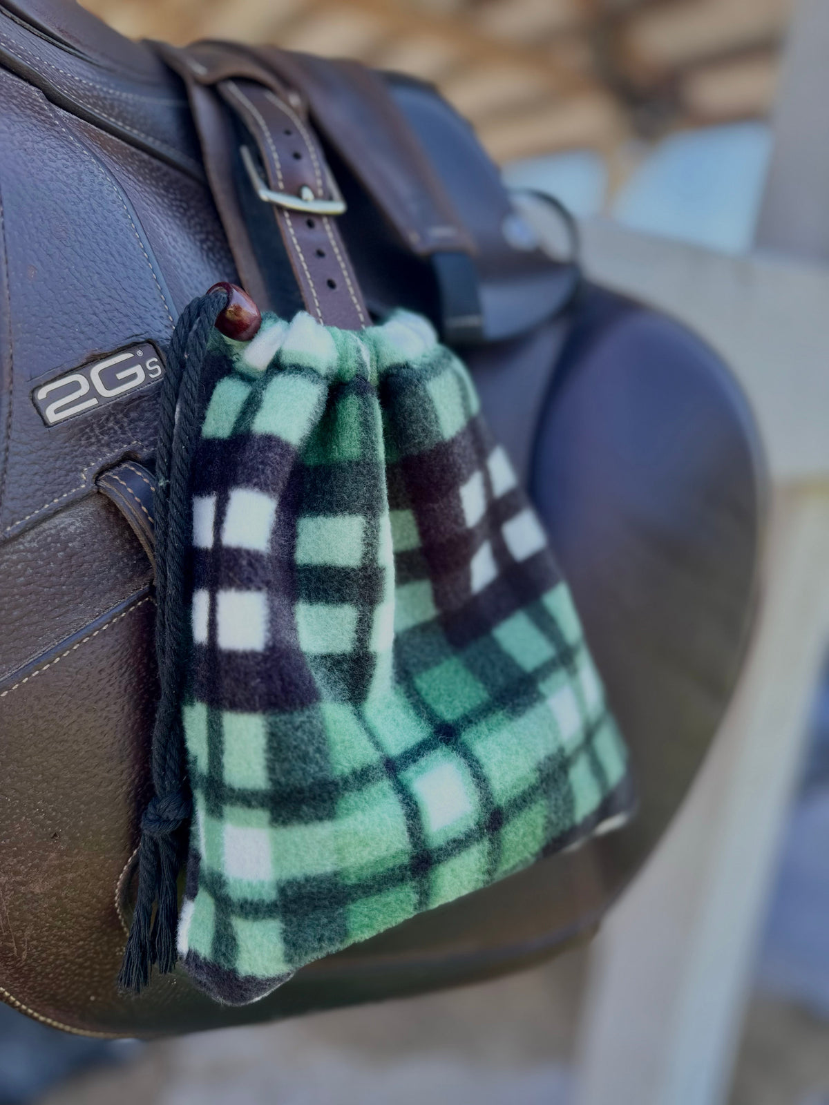 Handmade Fleece Stirrup Covers