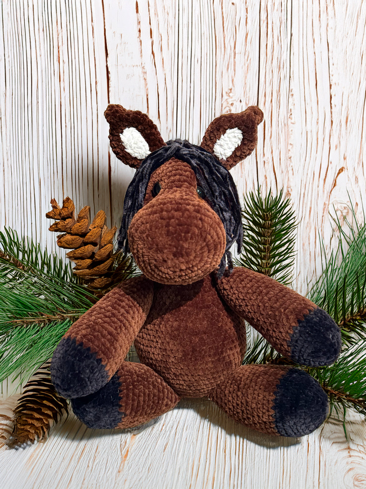 Customizable Crochet Pony - Bay
