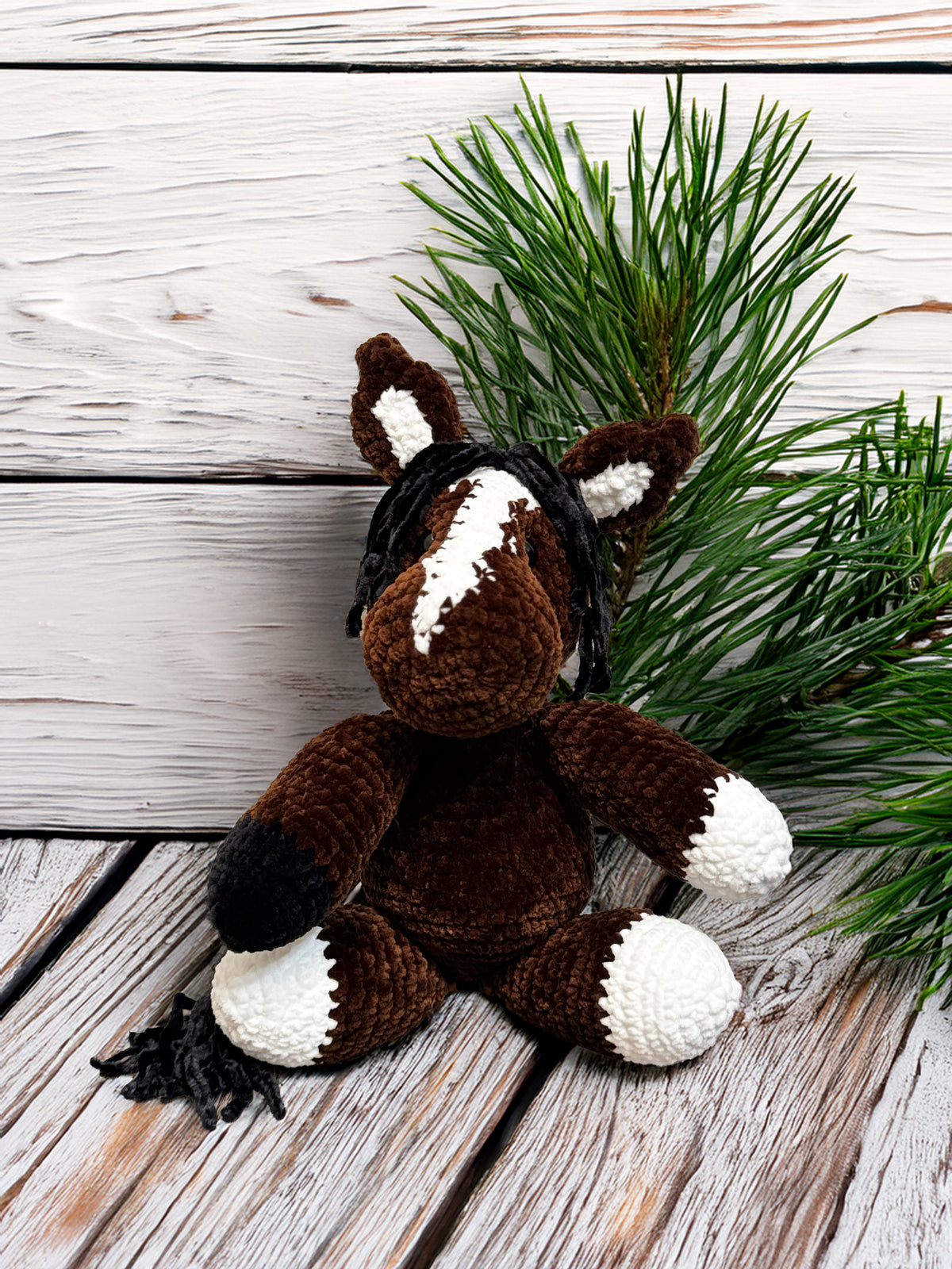 Customizable Crochet Pony - Bay