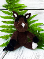 Customizable Crochet Pony - Bay