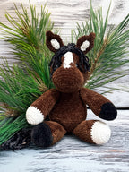 Customizable Crochet Pony - Bay
