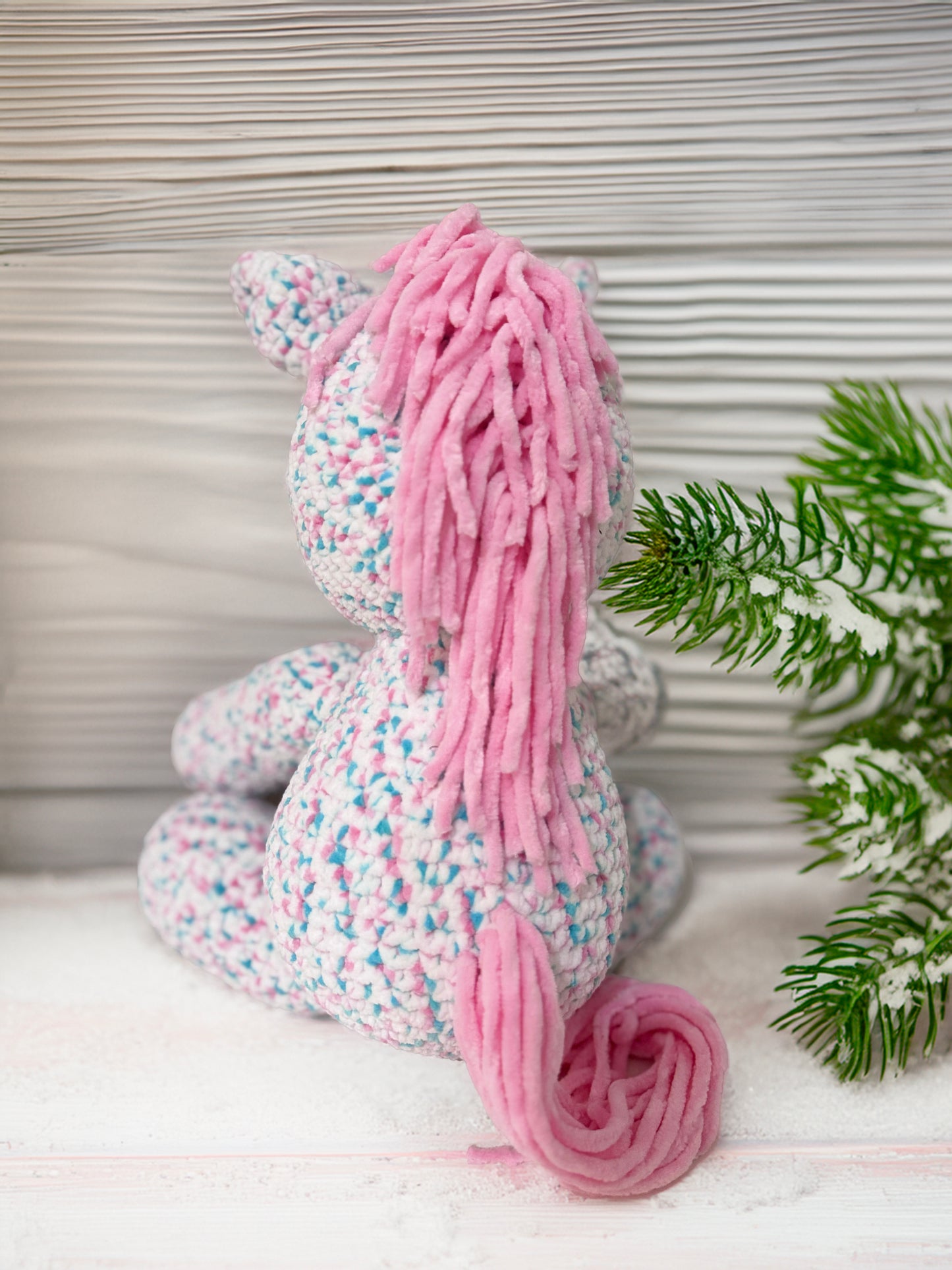 Custom Crochet Unicorns - Single Mane & Tail Color