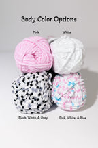 Customizable Crochet Unicorn - Single Mane & Tail Color